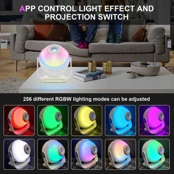 Galaxy-Projector-Disc-Night-Light-02 قیمت پرژکتور کهکشانی دیسک خور چراغ خوابی فروشگاه اینترنتی آخارشاپ